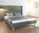 Manželská posteľ 140x200 cm MALMO TRINITY GRAFIT